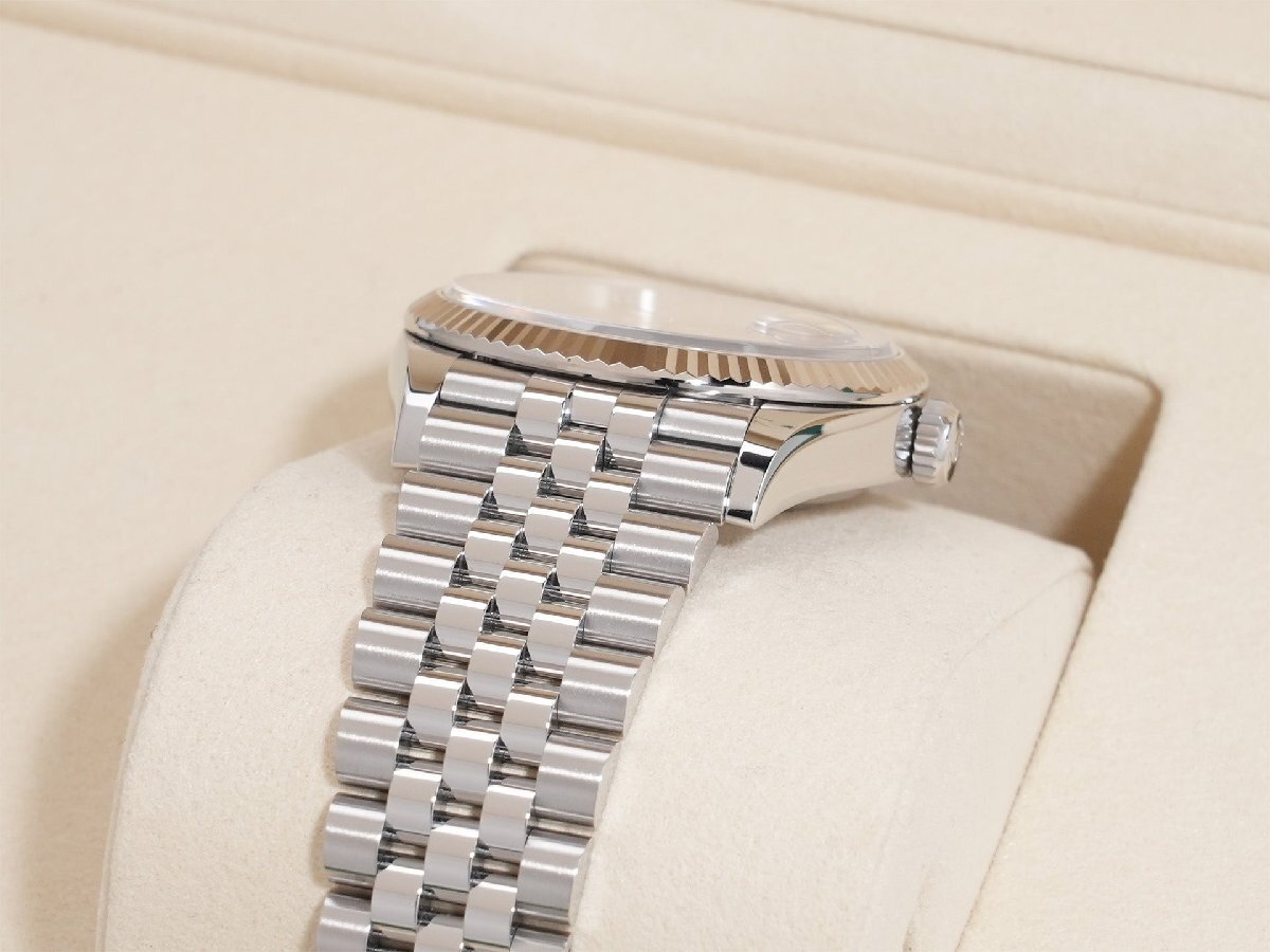 Rolex Datejust 36 Ref. 126234 Stainless Steel/White Gold Silver Diamond Dial Jubilee Bracelet