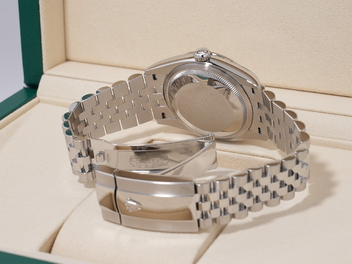 Rolex Datejust 36 Ref. 126234 Stainless Steel/White Gold Silver Diamond Dial Jubilee Bracelet