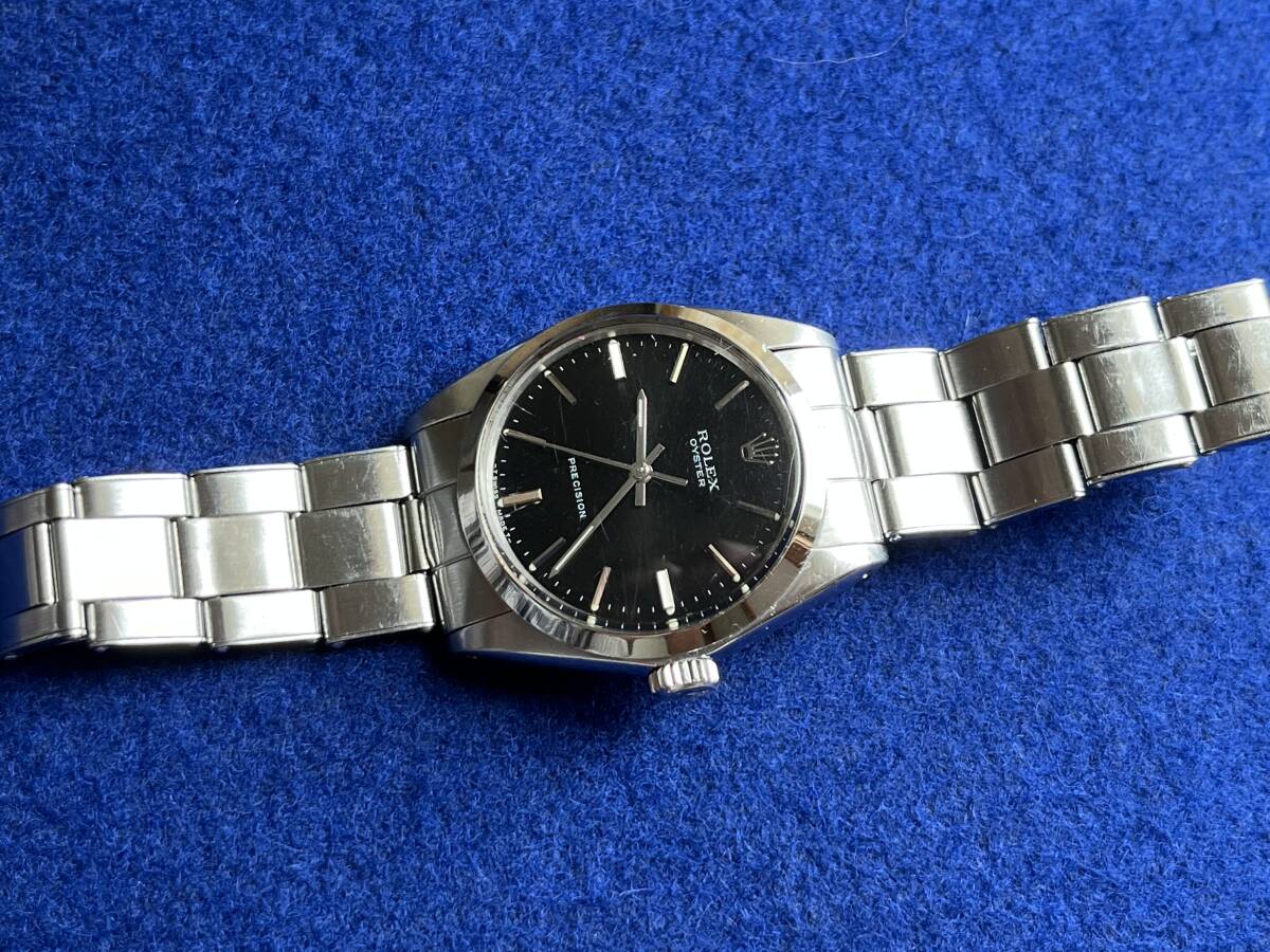 ROLEX Explorer I Automatic Watch, Black Dial, No Sagging, Excellent Condition
