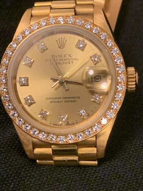 Rolex Datejust Ladies 69138G L Edition YG Automatic