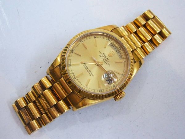ROLEX Rolex 18K Solid Day-Date 18238 L-Serial