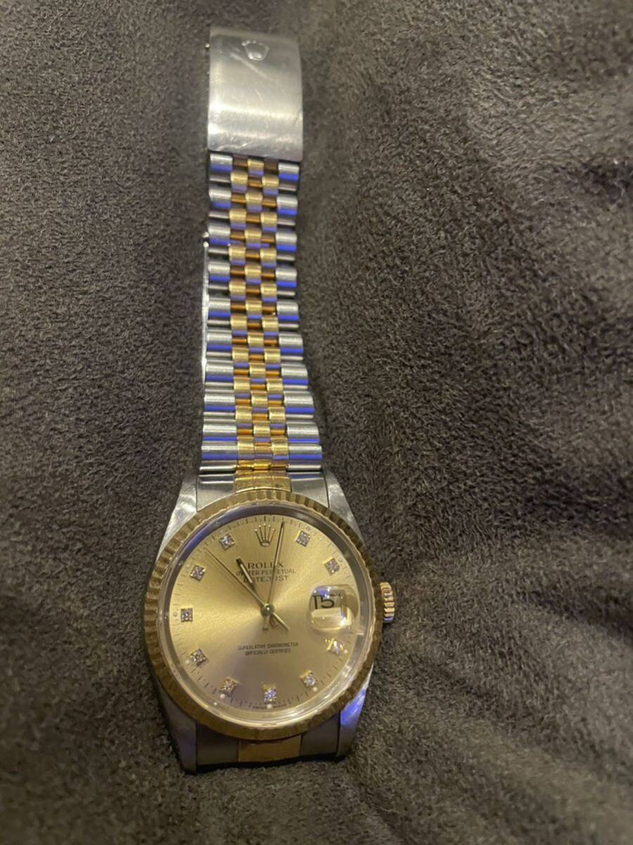 ROLEX 16233G 10-point diamond combination