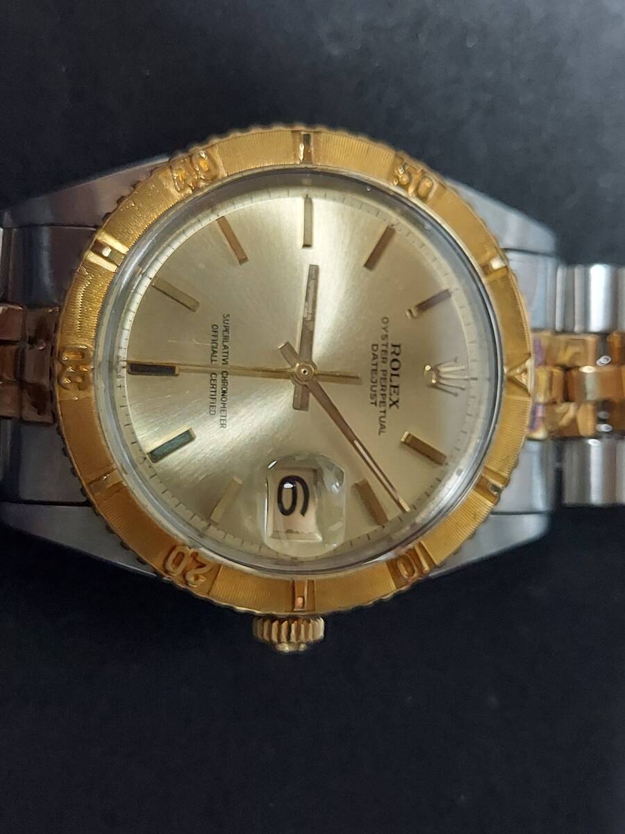 Rolex 1625 Thunderbird gold and stainless steel combination model. Overhauled last year. Exterior polished. Beautiful men's size: 36mm (excluding crown). Fits sizes 18cm to 22cm.