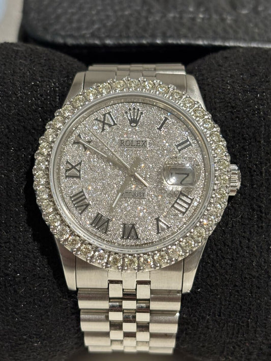 ROLEX Datejust 36MM Stainless Steel Diamond