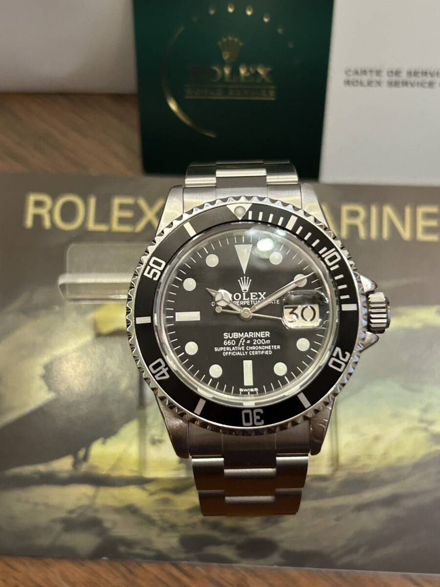 Rolex 1680 with warranty, rare antique Submariner