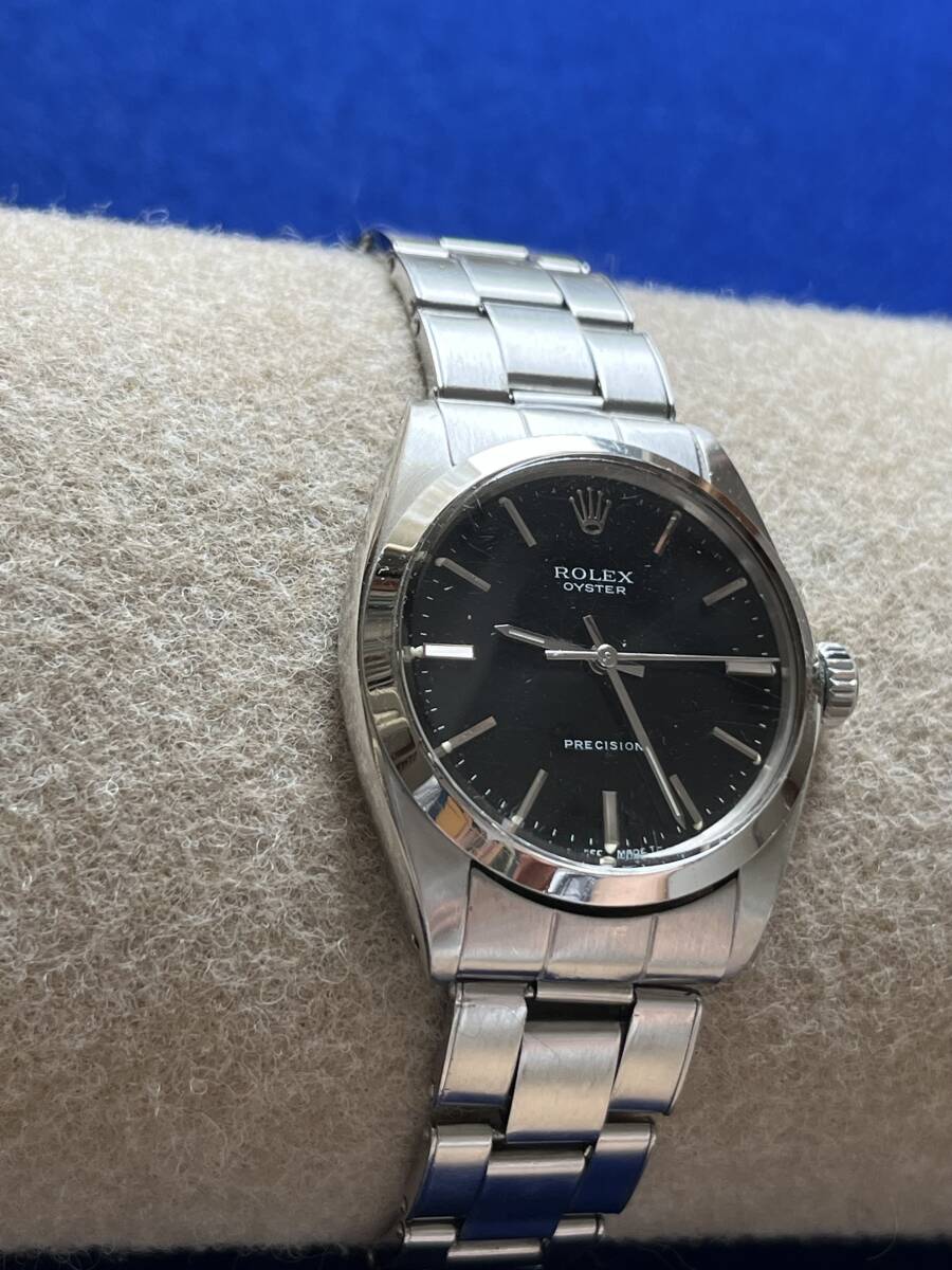 ROLEX Explorer I Automatic Watch, Black Dial, No Sagging, Excellent Condition