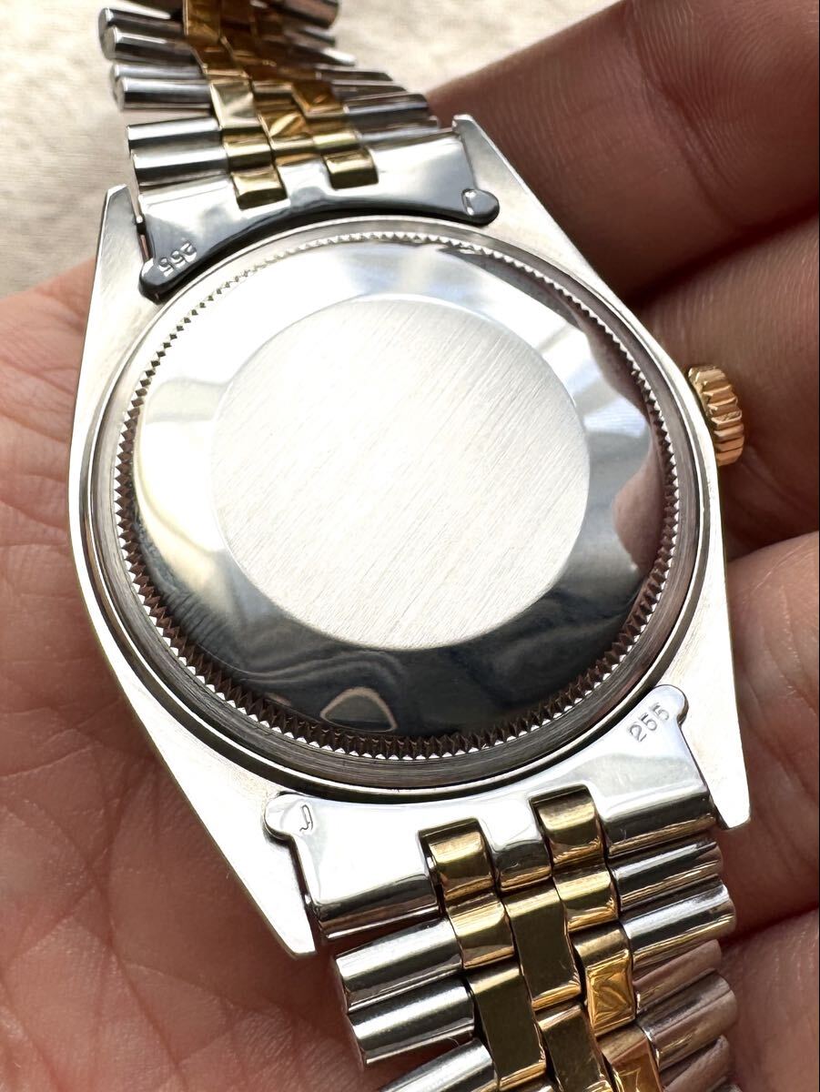 ROLEX 1601 [Vintage Datejust Two-Tone Wideboy Watch with Ghost Dial and Non-Luminous Bracelet]
