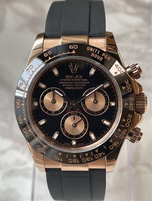 ROLEX / Rolex / Cosmograph Daytona / ref. 116515 / Genuine black dial / Partially repaired / Custom product / Includes box, receipt, tag, and many other accessories