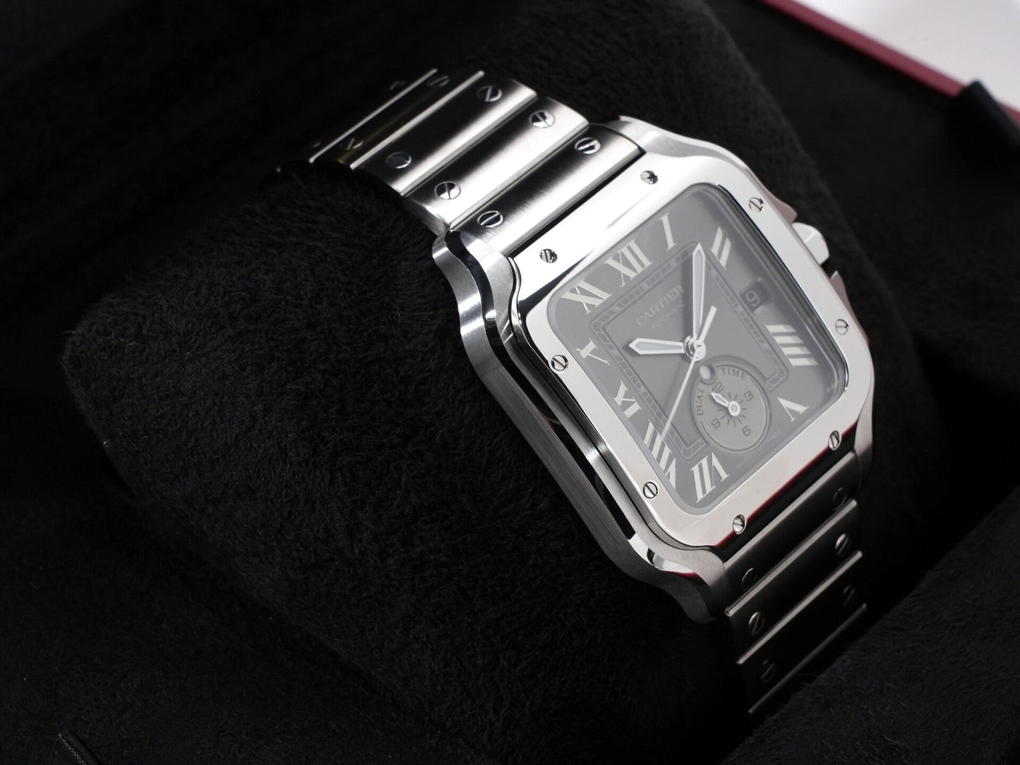 Cartier Santos de Cartier Dual Time LM Ref.WSSA0076