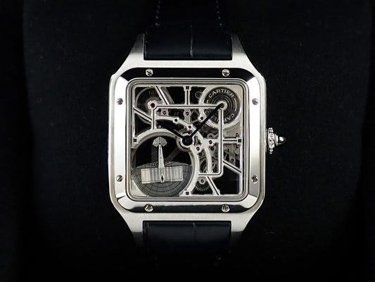 Cartier Santos-Dumont Skeleton Ref.WHSA0032