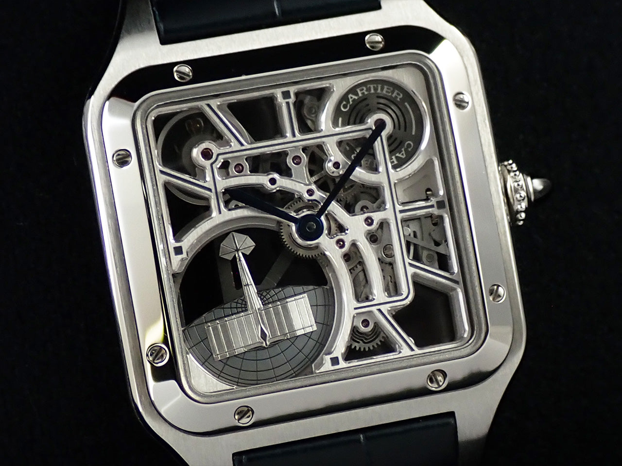 Cartier Santos-Dumont Skeleton Ref.WHSA0032