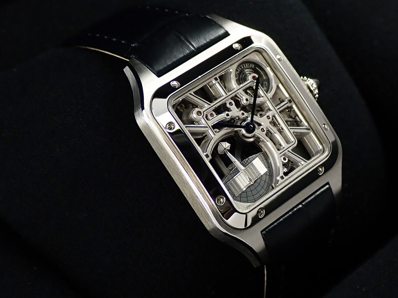 Cartier Santos-Dumont Skeleton Ref.WHSA0032