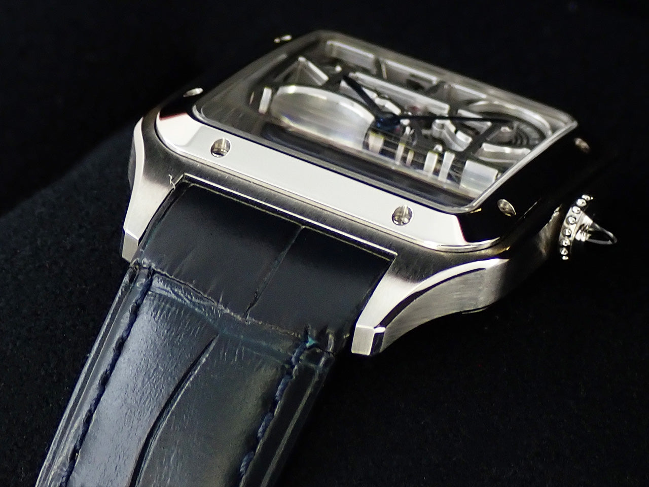 Cartier Santos-Dumont Skeleton Ref.WHSA0032