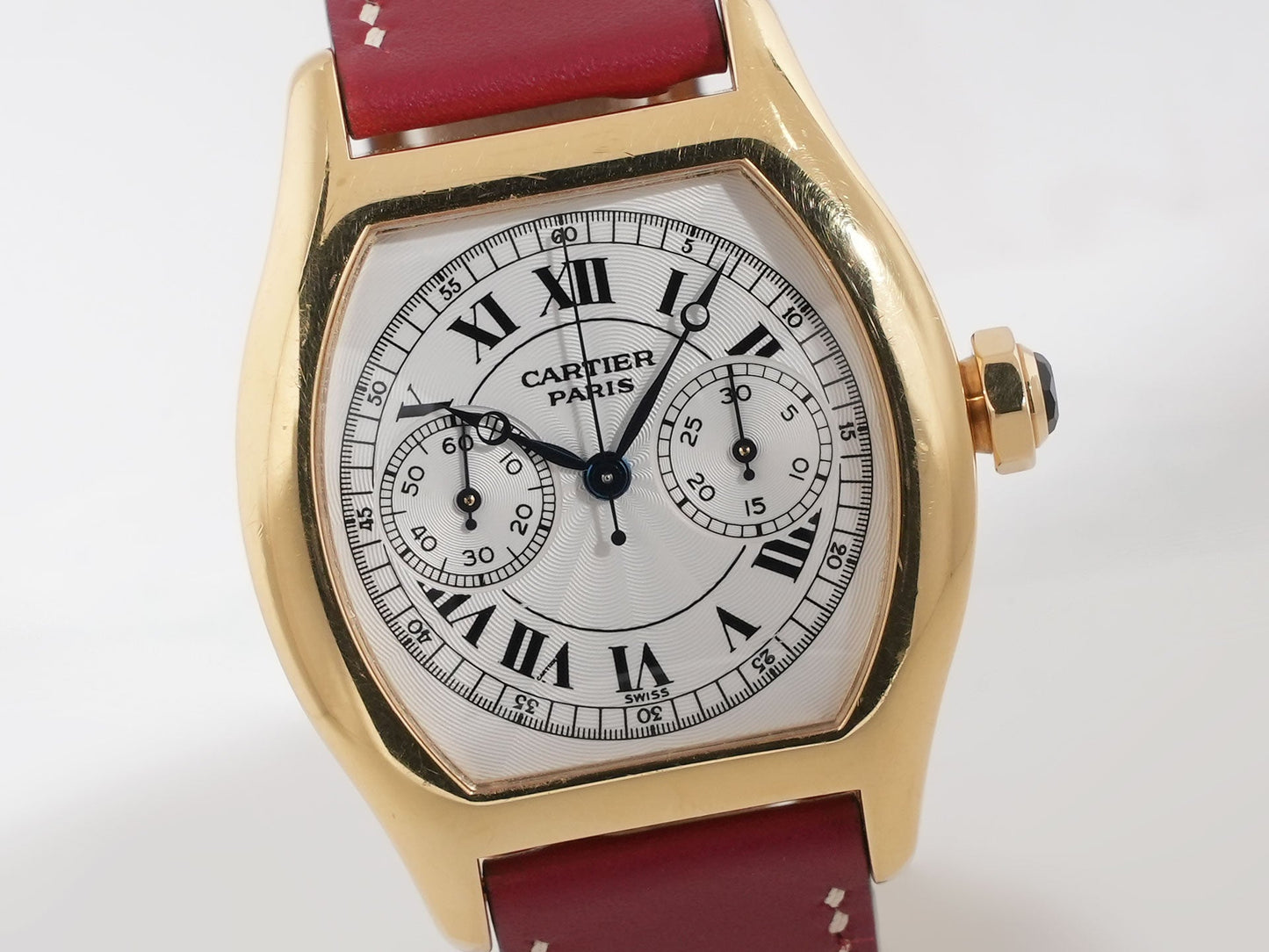 Cartier Tortue One Push Chronograph Reference 2356