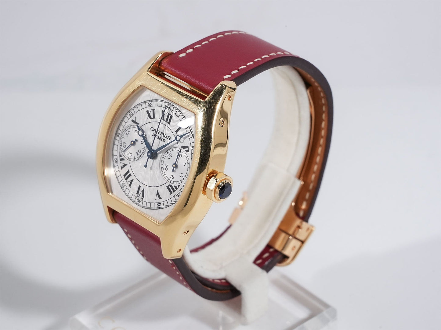 Cartier Tortue One Push Chronograph Reference 2356