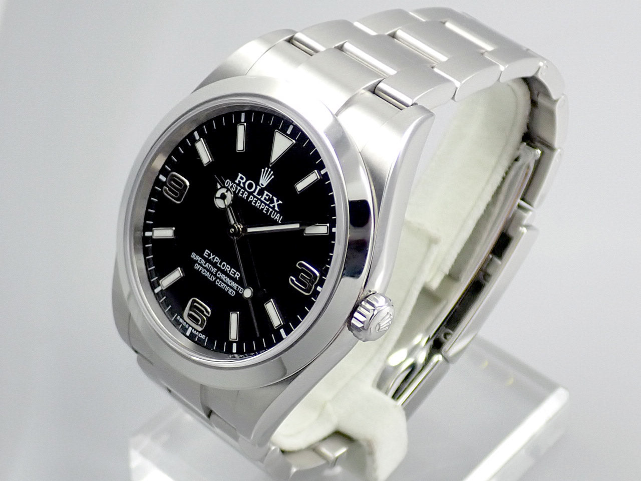 Rolex Explorer Blackout Mirror Buckle Reference 214270