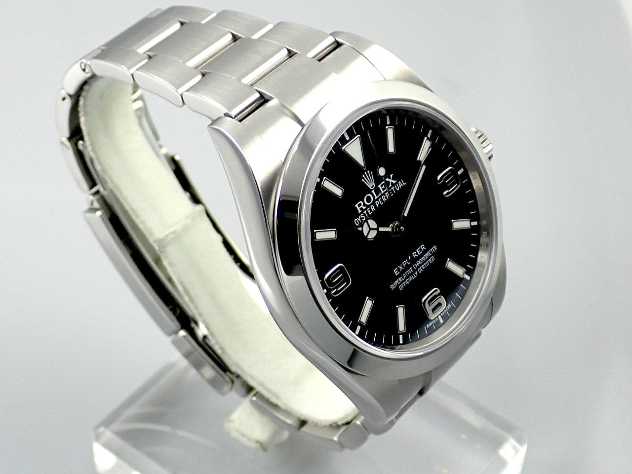 Rolex Explorer Blackout Mirror Buckle Reference 214270