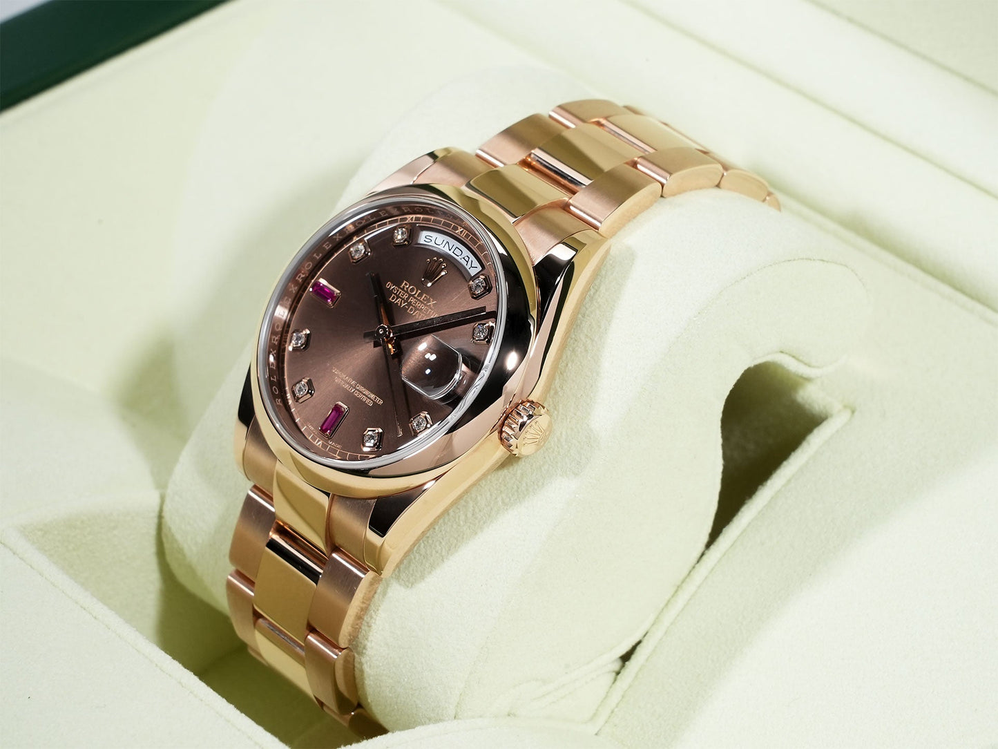 Rolex Day Date Ref.118205FA G serial