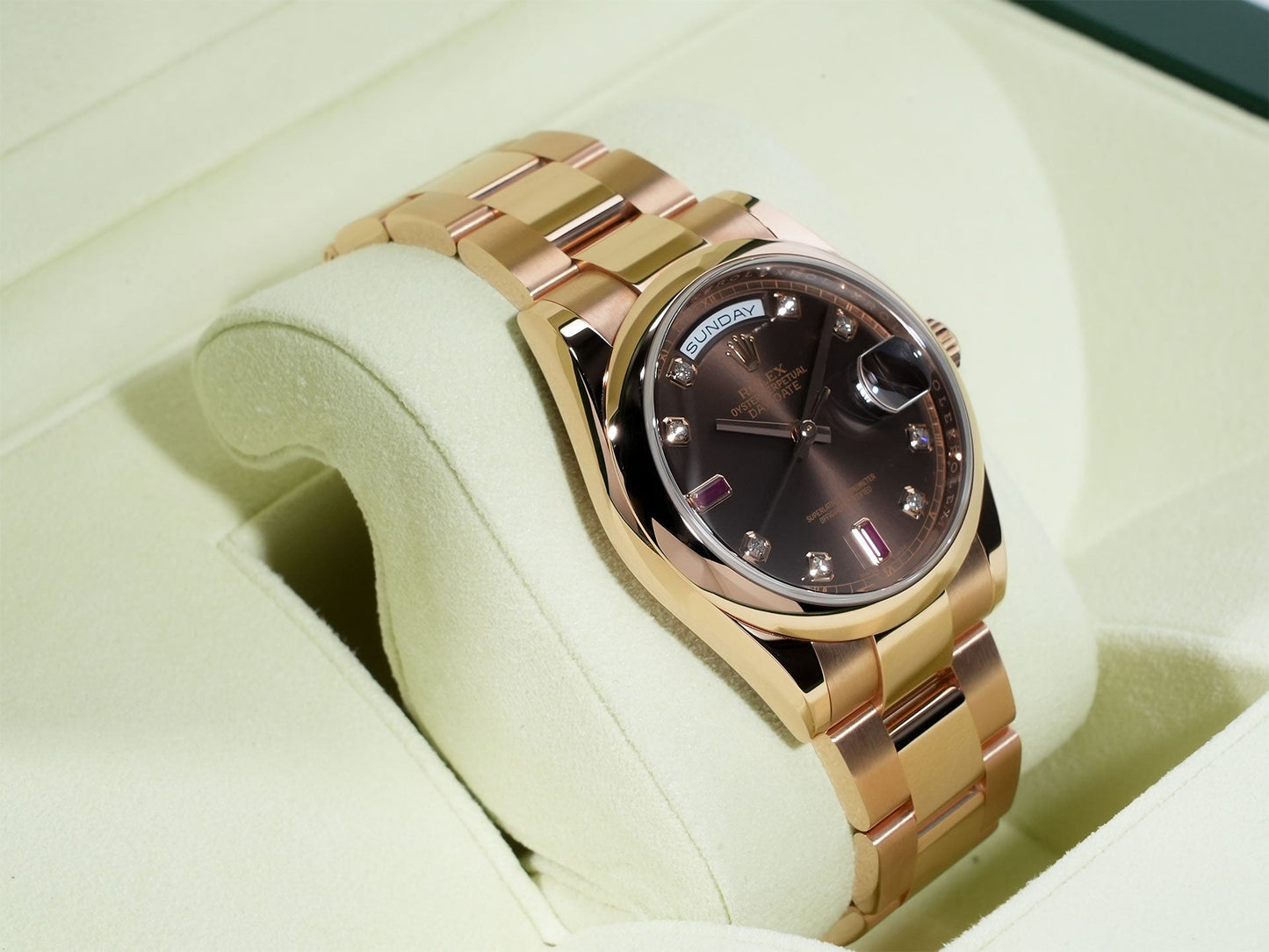 Rolex Day Date Ref.118205FA G serial
