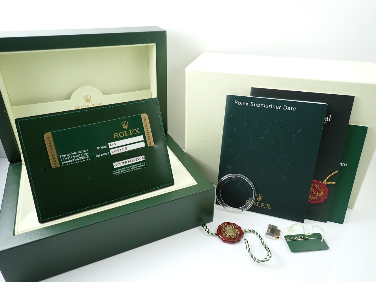 Rolex Submariner Date Ref.116613GLB V number