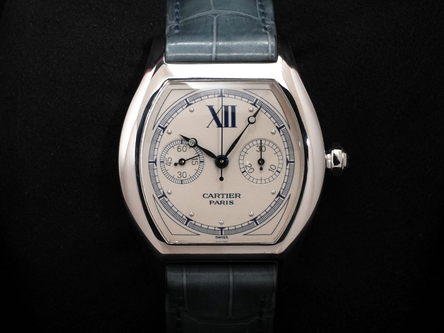Cartier Tortue One Push Chronograph Reference 2396