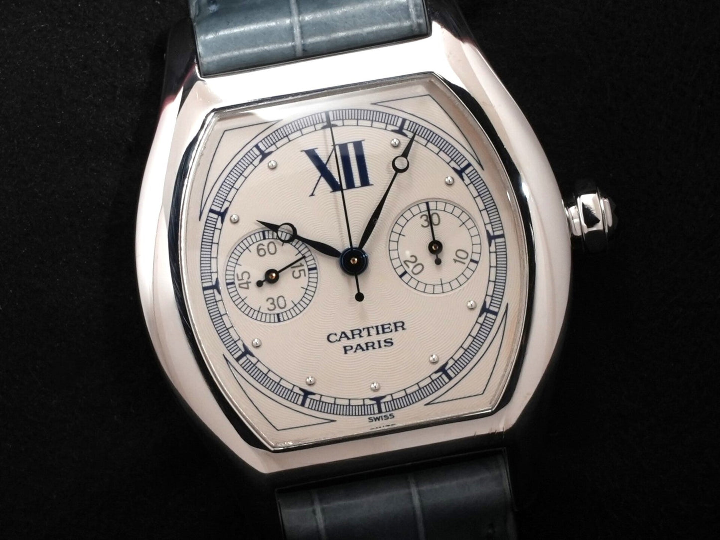 Cartier Tortue One Push Chronograph Reference 2396
