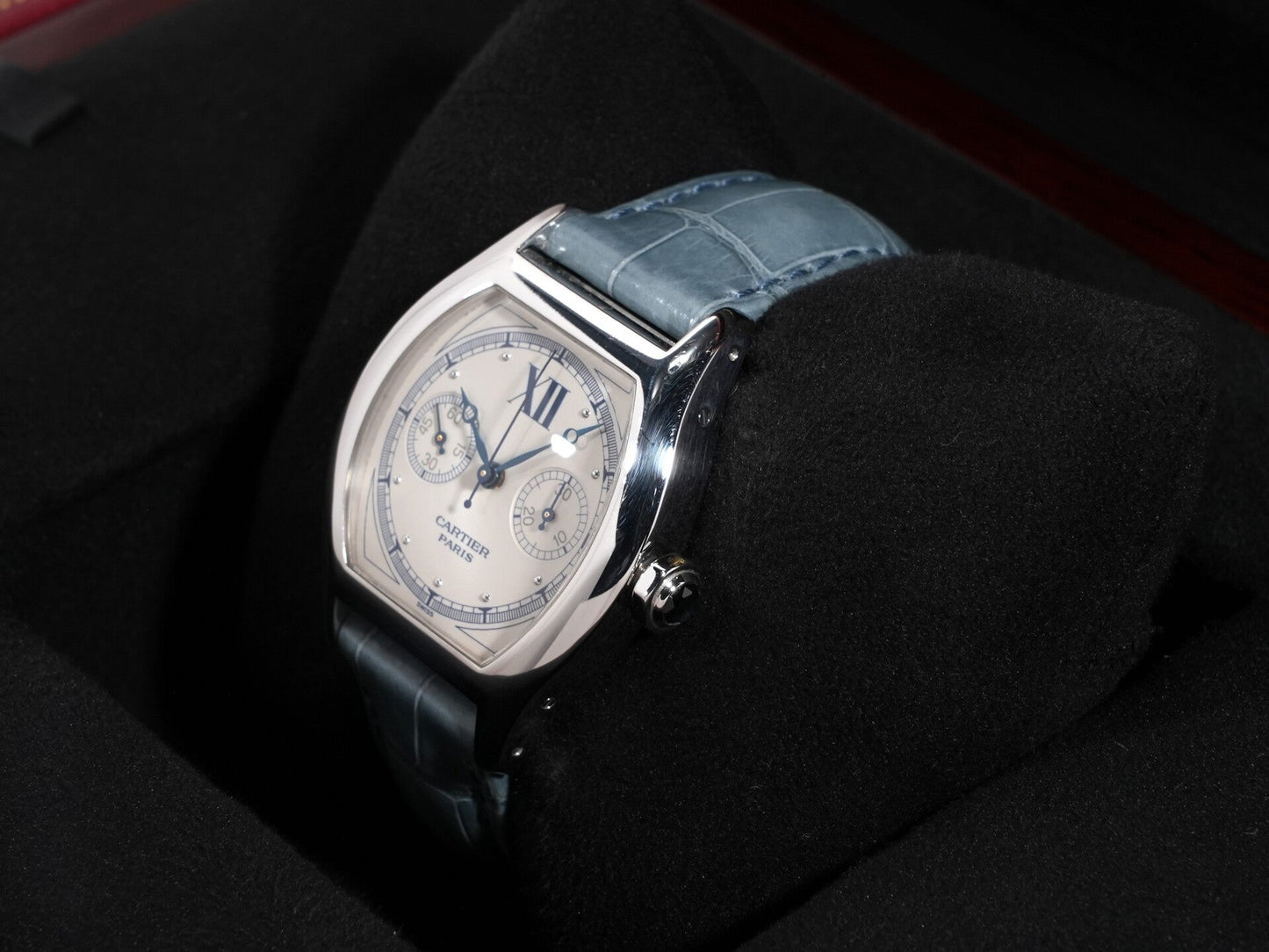 Cartier Tortue One Push Chronograph Reference 2396