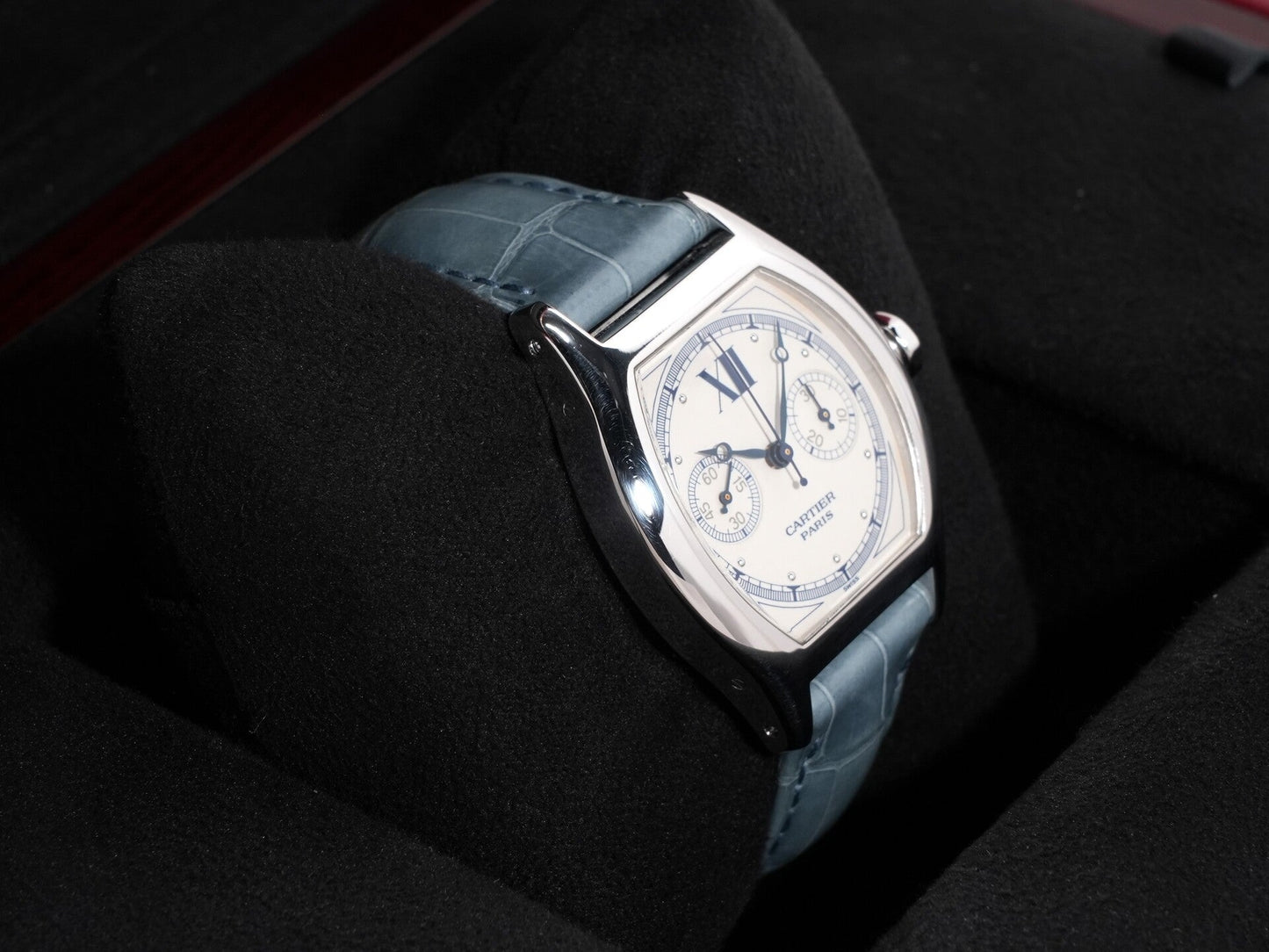 Cartier Tortue One Push Chronograph Reference 2396