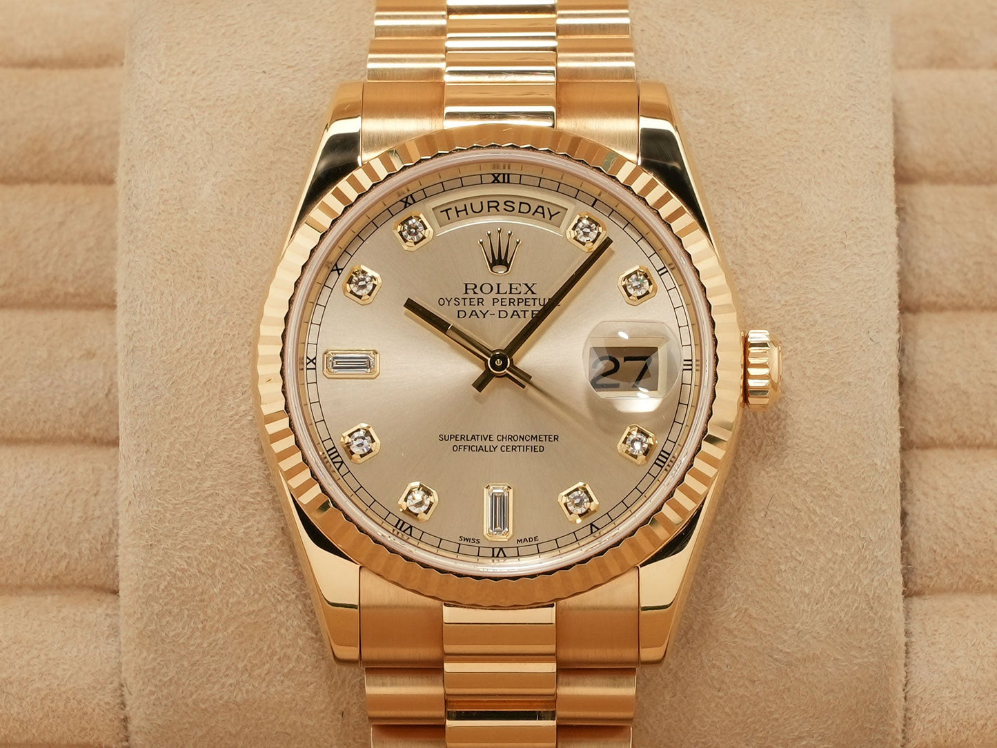 Rolex Day Date Ref.118238A Y series