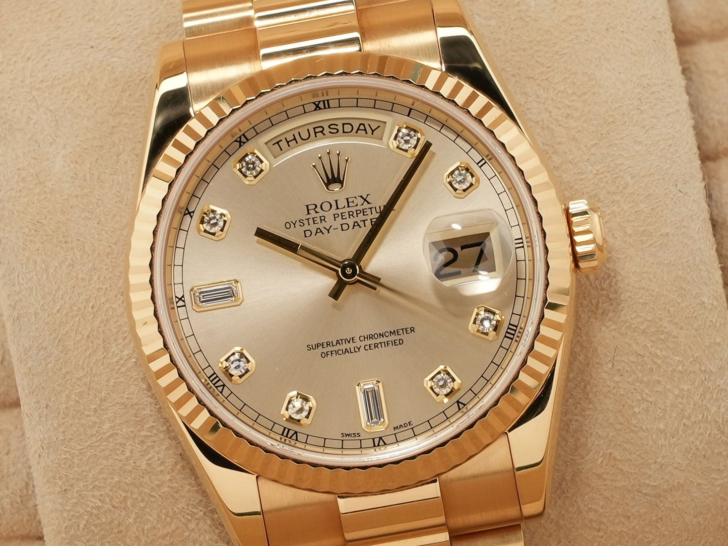 Rolex Day Date Ref.118238A Y series